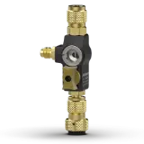 Fieldpiece VC1G Valve Core Removal Tool, 1/4 Service Port Fitting w/ Sight Glass A2L Compatible
