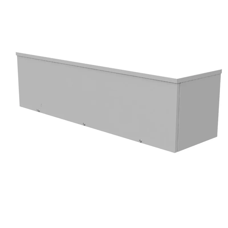 Milbank 101036-GSC3R-NK Screw Cover Wireway Type 3R UL Listed Steel 10x36x10