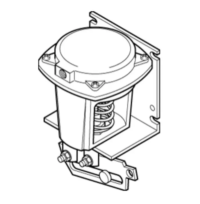 Schneider Electric MK-4401 Pneumatic Damper Actuator 3 To 8 psi Adjustable Stroke