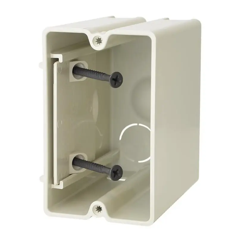 Allied Moulded Products SB-1 1 Gang Adjustable Electrical Box New/Old Work