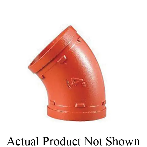Shurjoint SJT71113P Model 7111 Regular Radius Elbow, 3 in Nominal, Grooved