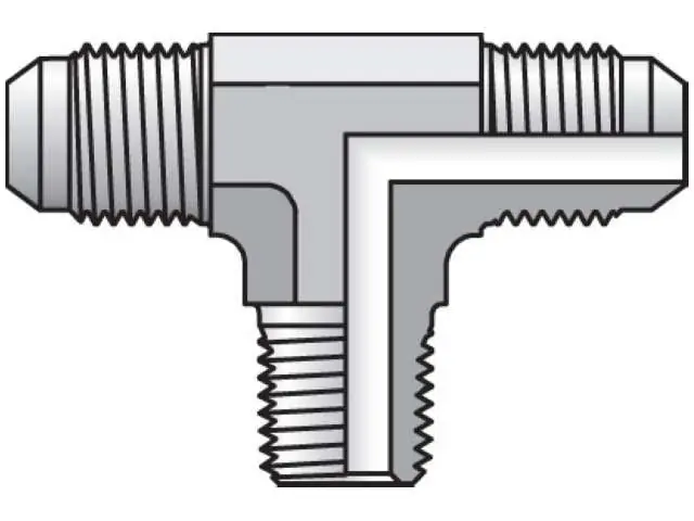 Parker 6STX-B Triple-Lok 37 Degree Tee STX