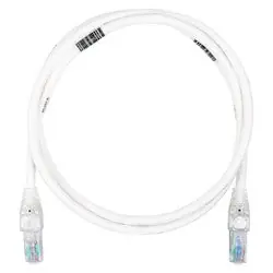Belden CAT1106010 Copper Patchcord, Cat 6A, Commercial, CBL ASSY MOD 23-4PR SOLID BC, CAT6A T568A/B 10FT BLUE JKT and, CLEAR BTS, TRACEABLE