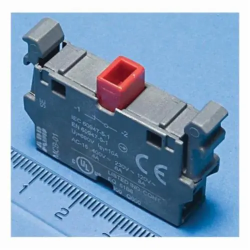 Abb MCB-01 Cont Blk; 2 Across; MCB-01