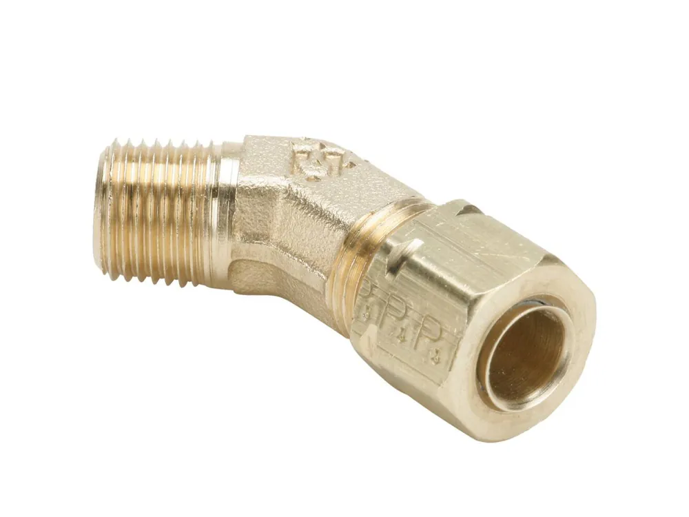 Parker 179CA-4-2 Compress-Align 45 Degree Male Elbow
