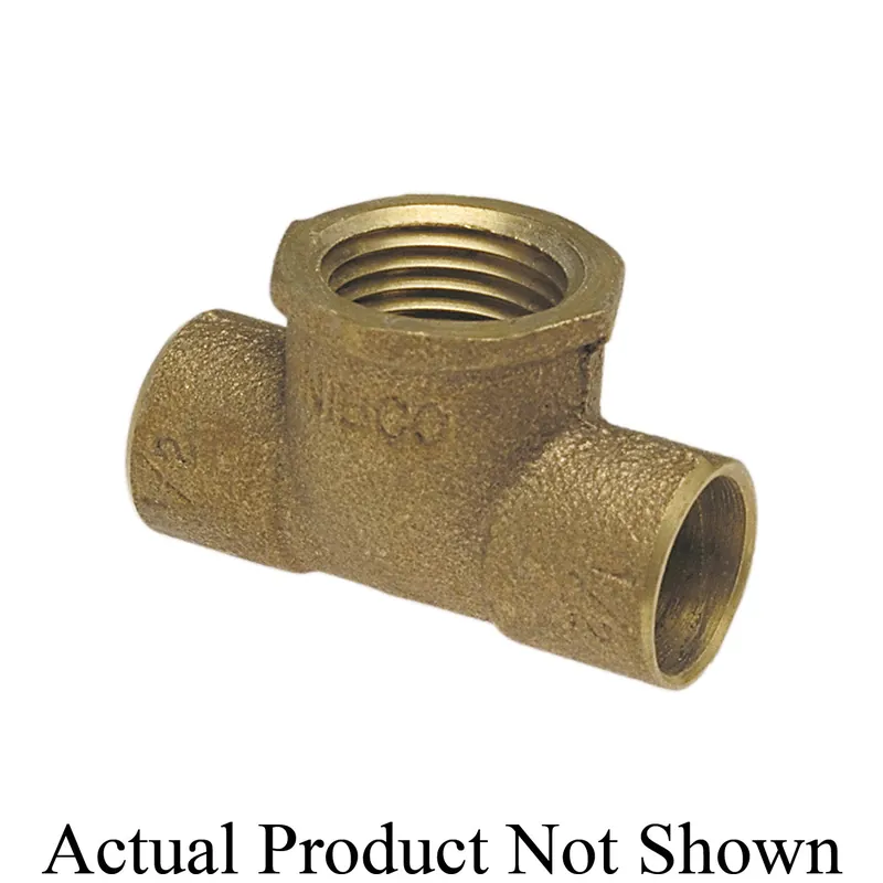 NIBCO B147500 712R Tee 2 x 2 x 1 in Nominal C x C x FNPT