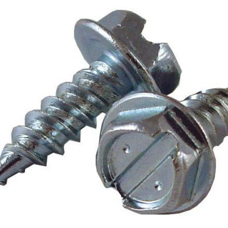Malco HW8X2Z Zip-in 8 mm x 2 in. Hex Washer Head Sheet Metal Screw (Pack of 2300)