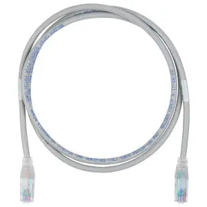 Belden CA21100020 10GX Patch Cord, Bonded-Pair, 4-Pair, 24 AWG Solid, CMR, T568A/B, MOD, Black, 20ft