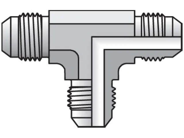 Parker 10JTX-SS Triple-Lok 37 Tee JTX