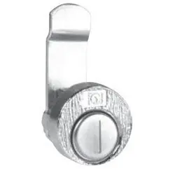 NATIONAL CABINET LOCK C8735 Mailbox Door Lock, Pin Tumbler, 90 Degree Clockwise Cam Turn to Open, Clip Mounted