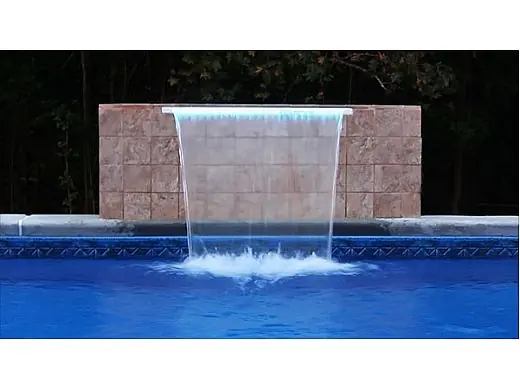 Custom Molded Products 25677-181-000 Brilliant Wonders 18 LED Waterfall Back Port 100 Ft. Cord