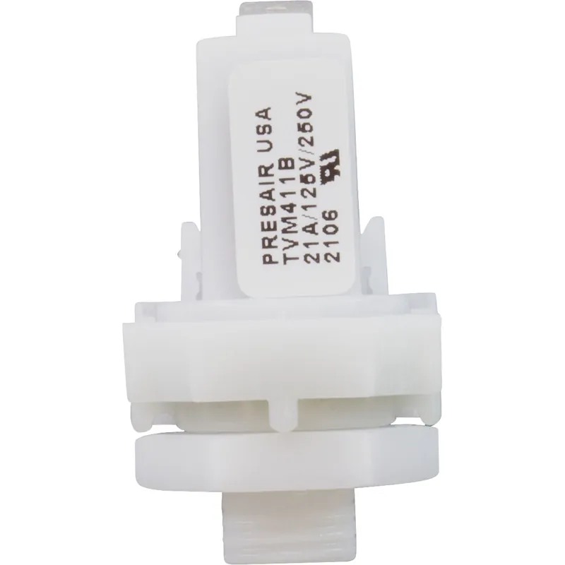 Senasys TVM411B Air Switch, PresAir, SPST, 9/16 Center Spout, 21A, Momentary