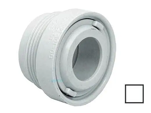 AquaStar ASD100 Extender with Eyeball & Nut 1.5 MPT Clear