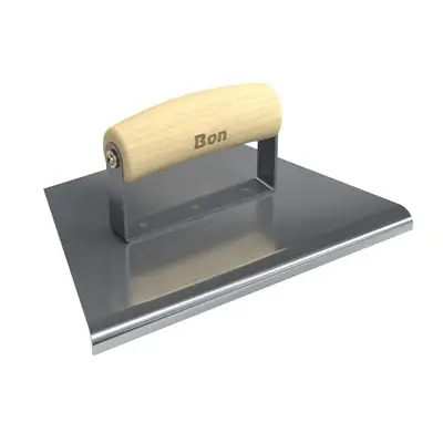 Bon 12-835 Tapered Edger - 9 to 5 - 3/8 Radius 1/2 Lip Wood Wave Handle
