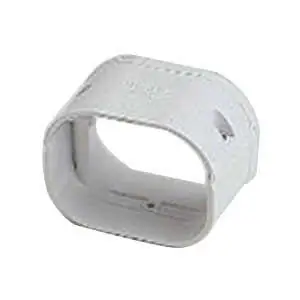 Rectorseal 86010 Slimduct White Coupler 2 L 3-3/8 W 2-5/8 H
