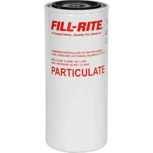 Fill-Rite F1810PM0, 18 GPM Particulate Spin on Filter, 18 GPM, In-line