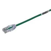 Panduit UTP28SP25GR Cat6 28 AWG UTP Copper Patch Cord, 25' Green