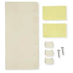 Belden AX105352-EW 1-Port Side Entry Box, Without Shutter Door Key Connect, Electric White