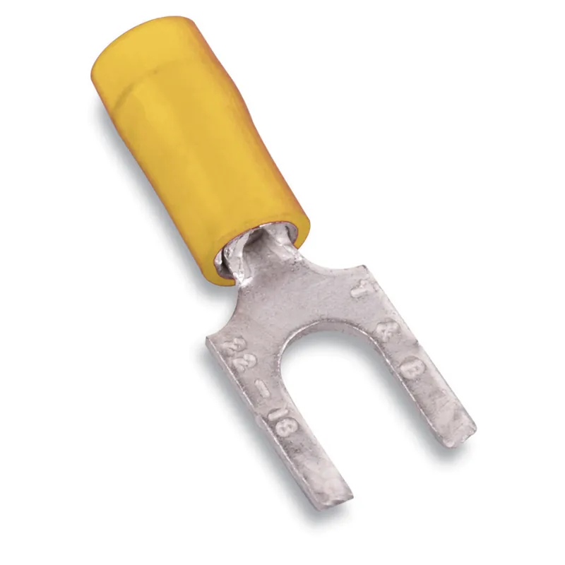ABB TV10-10F-XV Catamount Fork Terminal 12 to 10 AWG #10 Stud Yellow