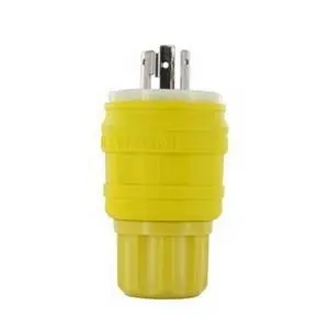 Leviton 26W48 Locking Plug 20 Amp 250 Volt NEMA L6-20P