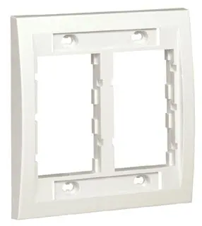 Panduit CBEIW-2GY Pan Executive Bezel Double Gang