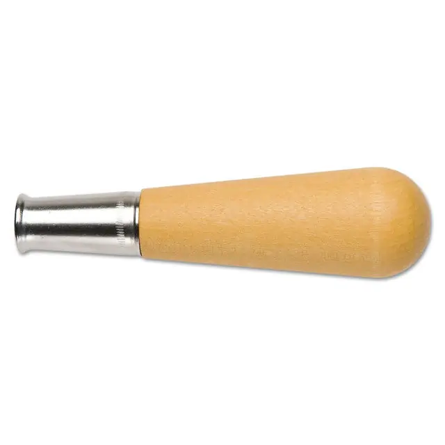 CRESCENT/NICHOLSON 21524N Metal Ferruled Wooden Handle, 4-1/2 in L, Style #2