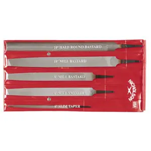 Crescent/Nicholson 22040NNN 5-Pc General Purpose File Set 6 in 8 in 10 in Pouch