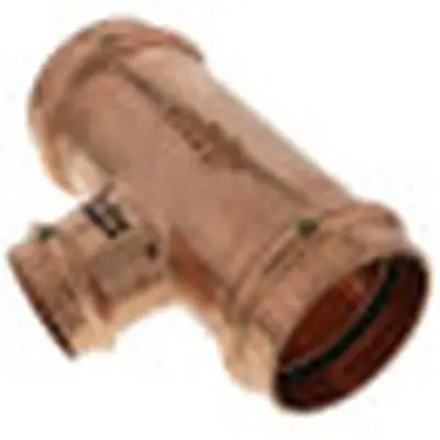 VIEGA PROPRESS 77487 ProPress Copper Tee, C x C X C, 2 x 2 x 1-1/4