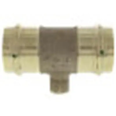 Viega 79790 ProPress Bronze Tee, With Smart Connect & EPDM Sealing, Lead-Free, 2 P x 2 P x 1/2 FPT
