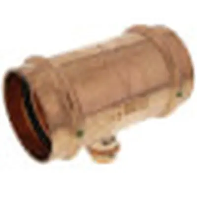 Viega 15538 ProPress Copper Tee, C x C x C, 2 x 2 x 1/2