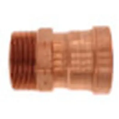 Viega 79280 ProPress Bronze Adapter, Lead-Free, Press x MPT, 1-1/2 x 2