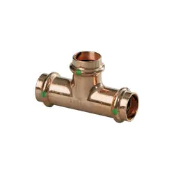 Viega 79660 ProPress Copper Tee With Smart Connect & EPDM Sealing 1-1/2 P x 1 P x 3/4 P