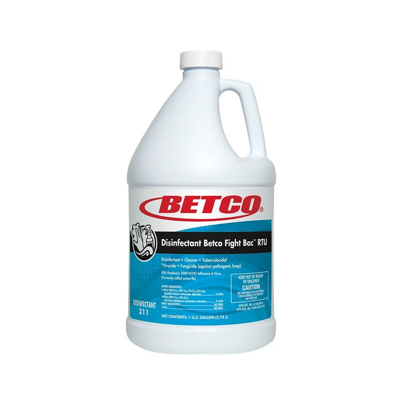 Betco 3110400 Fight Bac RTU Disinfectant 1 gal Bottle Citrus Floral