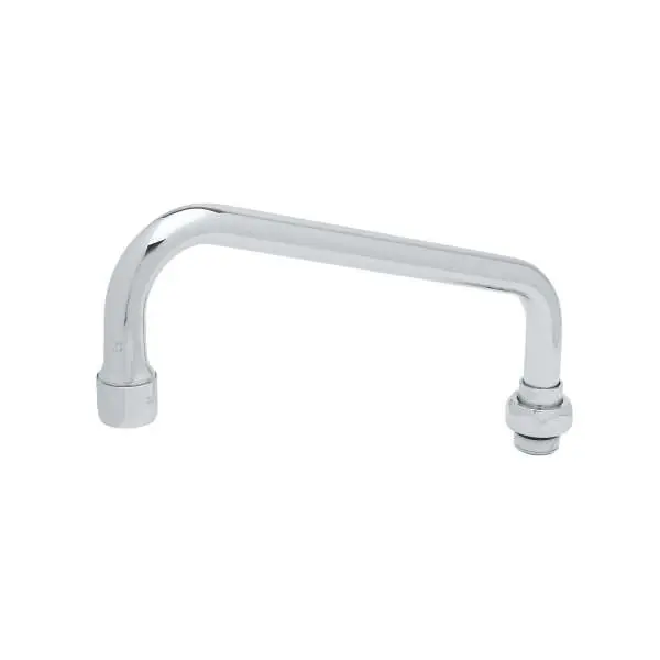T & S 060X Swing Faucet Nozzle / Spout With Stream Regulator Outlet 8 Length 2-15/16 Clearance