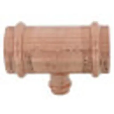 VIEGA 15448 ProPress Copper Tee, C x C x C, 1-1/2 x 1-1/2 x 1/2