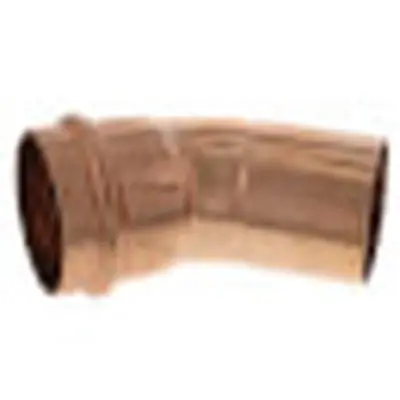 Viega 20678 ProPress Copper XL-C Elbow, 45 Degrees, FTG x C, 4