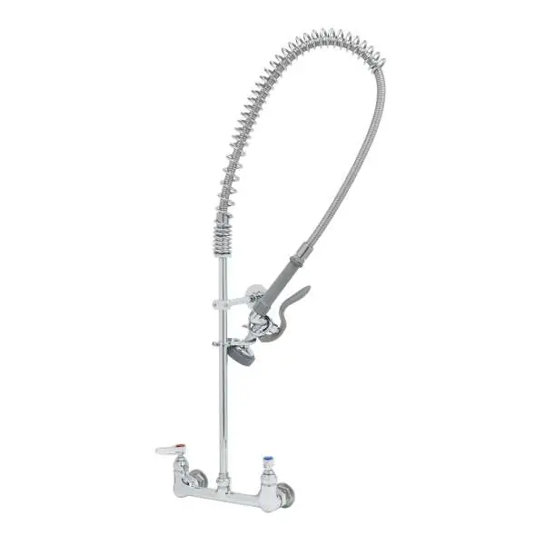 T & S B-0133-B EasyInstall Two-Handle Pre-Rinse Faucet Wall Mount Base Replacement MPN