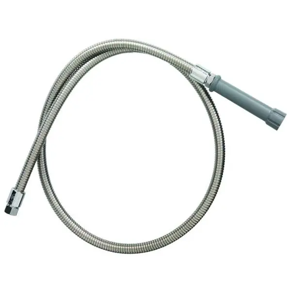 T & S B-0044-H Flexible Stainless Steel Hose Assembly 44 Length Replacement MPN