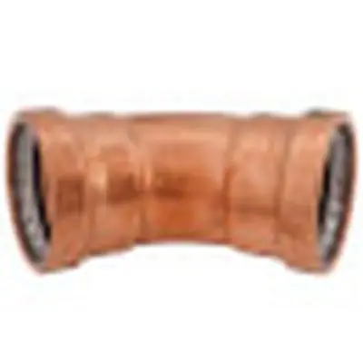 Viega 20653 ProPress Copper Copper XL-C Elbow 45 Degrees C x C 2-1/2