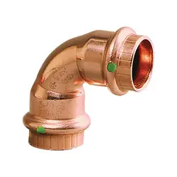 Viega 77042 ProPress Copper Elbow, 90 Degrees, With Smart Connect, 2