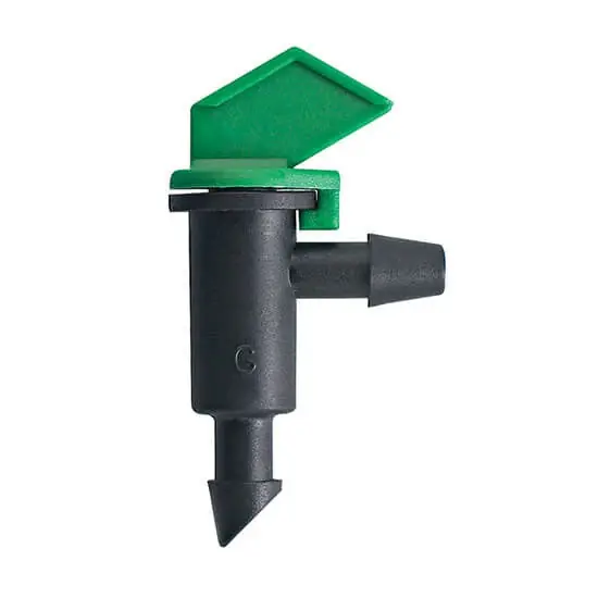 JAIN IRRIGATION INC. 72500750 4 GPH FLAG EMITTER PLUM/GREEN