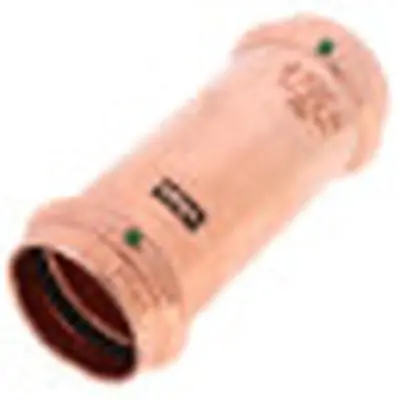 Viega 79025 ProPress Copper Extended Coupling Less Stop 1-1/2 P x 1-1/2 P
