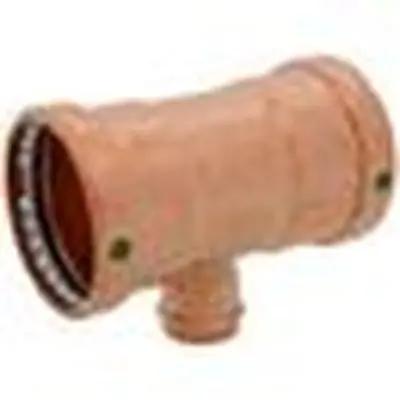 Viega 6036 ProPress 0918XL Copper Tee, With Smart Connect & EPDM Sealing, PxPxP, 3x3x1-1/4