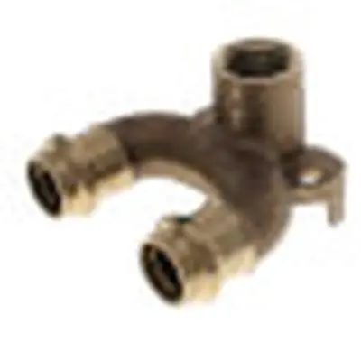 Viega 78800 ProPress Bronze Double Drop Elbow 1/2 P x 1/2 P x 1/2 FPT Replacement MPN 6036