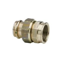 VIEGA PRO PRESS 79700 ProPress Bronze Union, Lead-Free, Press x FPT, 1/2