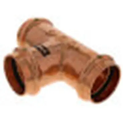 Viega 77457 ProPress Copper Tee, C x C x C, 1-1/2