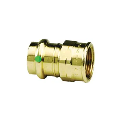 Viega 79365 ProPress Bronze Adapter, Lead-Free, Press x FPT, 1-1/2