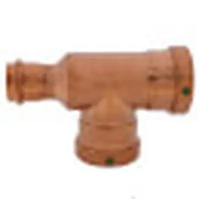 Viega 20699 ProPress 0918XL Copper Tee, Power, 2-1/2x1-1/2x2-1/2