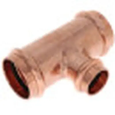 VIEGA 77452 ProPress Copper Tee, C x C X C, 1-1/4 x 1-1/4 x 3/4