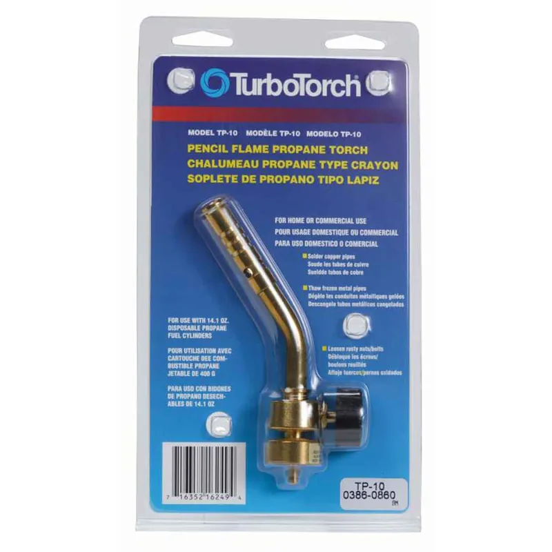 FITZPATRICK/TURBOTORCH 0386-0860 Turbo Torch TP-10 Pencil Flame Propane Torch